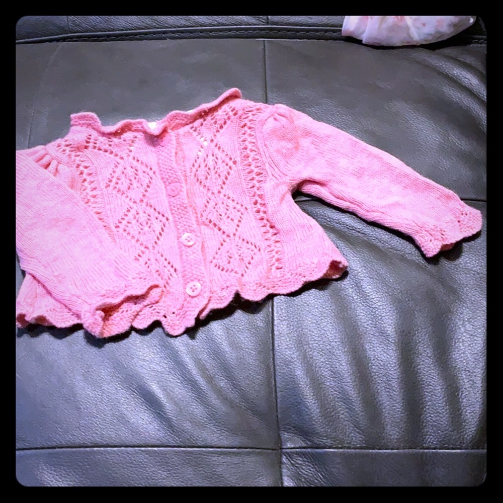 Knitted new born sweater